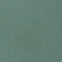 Cotton Narrow Ribbed Jersey - Sage Green