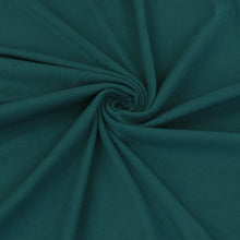 Cotton Narrow Ribbed Jersey - Teal Green