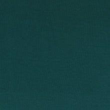 Cotton Narrow Ribbed Jersey - Teal Green