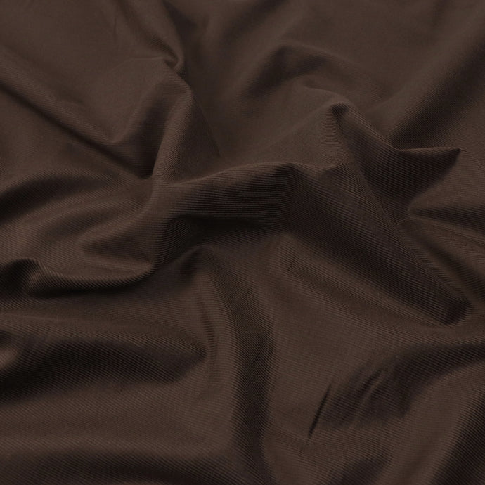 Cotton Needlecord - Chocolate Brown