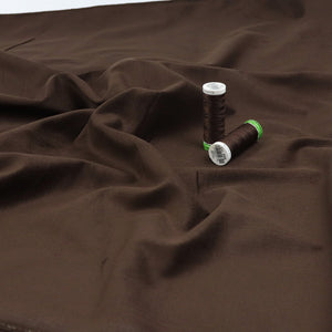 Cotton Needlecord - Chocolate Brown