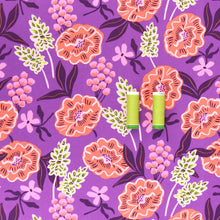 Cotton Poplin - Nerida Hansen - Fresh Flowers Purple