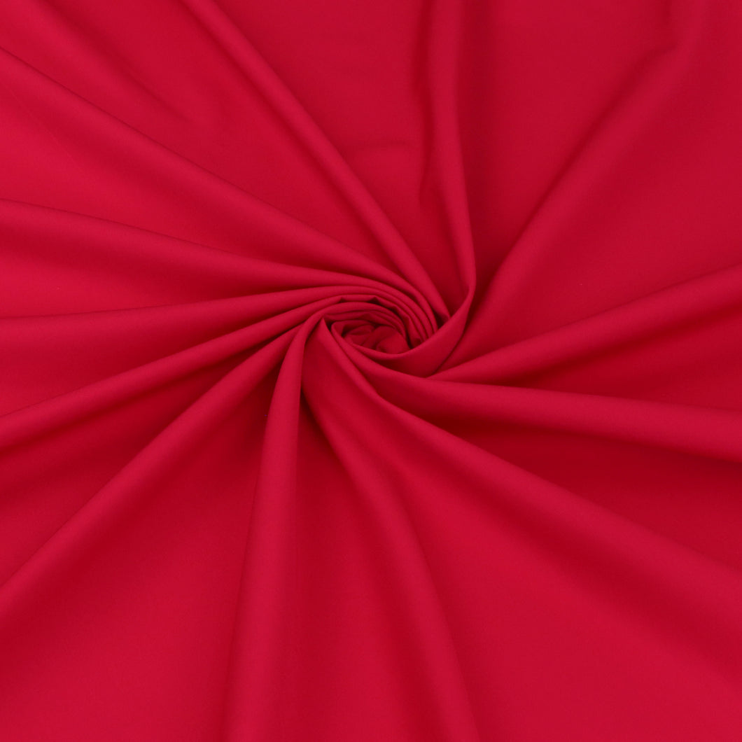Cotton Poplin - Red