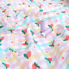 Cotton Poplin - Strawberry Picnic