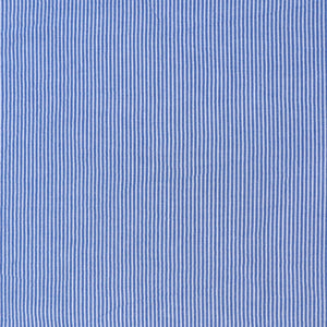 Cotton Seersucker - Blue & White Stripe