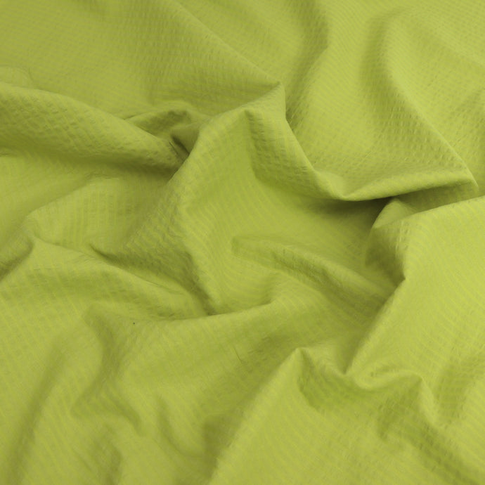 Cotton Seersucker - Green