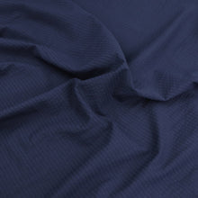 Cotton Seersucker - Navy Blue - END OF BOLT 44cm