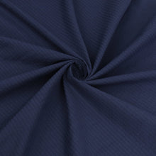 Cotton Seersucker - Navy Blue - END OF BOLT 44cm