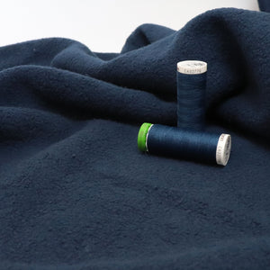 Cotton Teddy Fleece - Navy