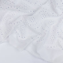 Cotton Voile - Embroidered Floral Arches