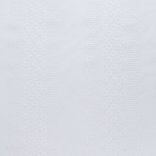 Cotton Voile - Embroidered Scallop Floral Stripe