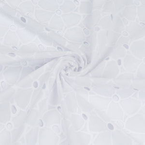 Cotton Voile - Embroidered Statement Floral