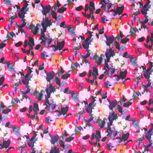 Cotton Voile - Floral Painting