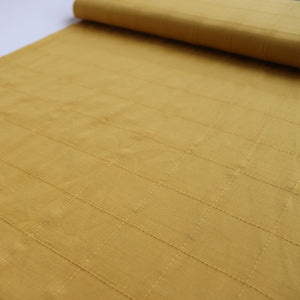 Cotton Voile - Mustard Check - SALE