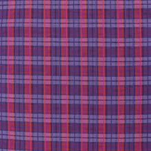 Deadstock Cotton Blend Seersucker - Pink, Purple + Orange Check