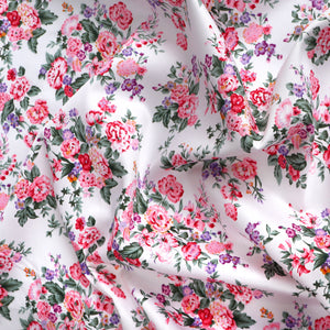 Deadstock Cotton Poplin - Chelsea Flowers - SALE