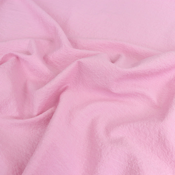 Deadstock Cotton Seersucker - Pink