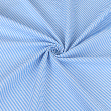 Deadstock Cotton Seersucker - Sky Blue Stripe