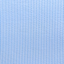 Deadstock Cotton Seersucker - Sky Blue Stripe