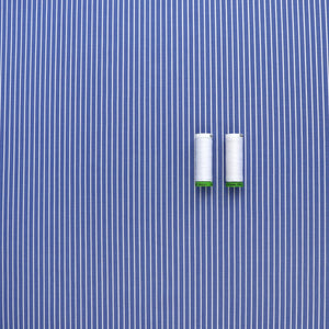 Deadstock Cotton Shirting - Marine Stripe