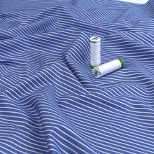 Deadstock Cotton Shirting - Marine Stripe