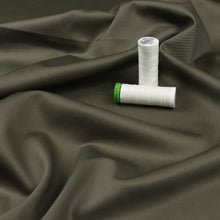 Deadstock Cotton Tencel™ Twill - Khaki Green - END OF BOLT 162cm