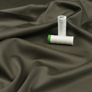 Deadstock Cotton Tencel™ Twill - Khaki Green - END OF BOLT 162cm