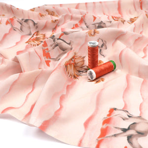 Deadstock Cotton Voile - In The Desert