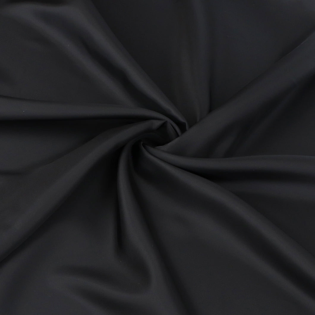 Deadstock Cupro Satin Lining - Black