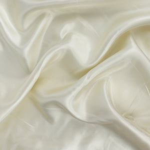 Deadstock Cupro Viscose Satin Twill Lining - Ivory