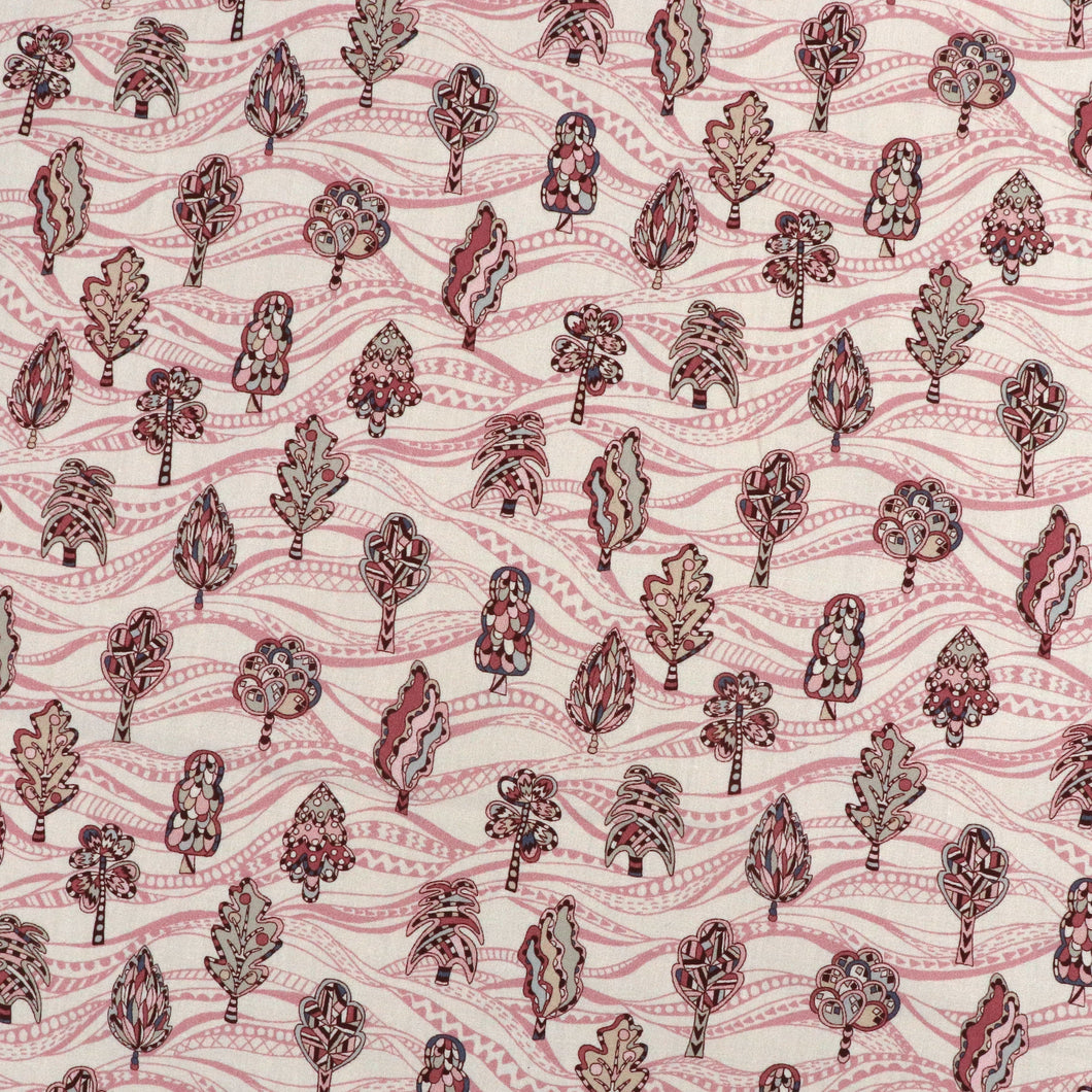 Deadstock Liberty Fabrics - Abstract Tree Landscape - Cotton Poplin
