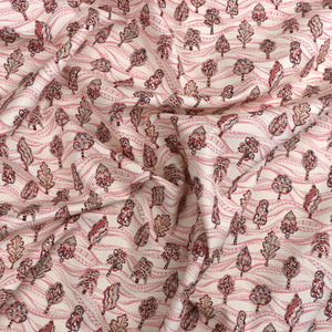 Deadstock Liberty Fabrics - Abstract Tree Landscape - Cotton Poplin