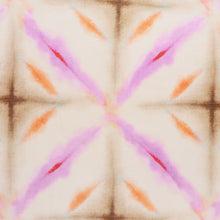 Deadstock Lightweight Cotton Linen Silk - Tie Dye Crosses