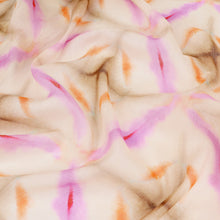 Deadstock Lightweight Cotton Linen Silk - Tie Dye Crosses