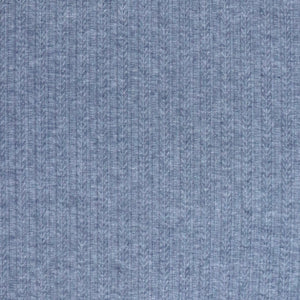 Deadstock Pointelle Ribbed Knit - Marled Blue