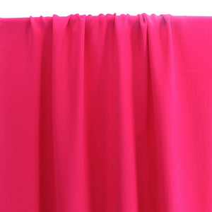 Deadstock Silk Crepe - Hot Pink