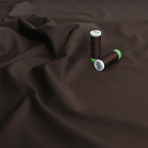 Deadstock Stretch Cotton Tencel™ - Chocolate Brown