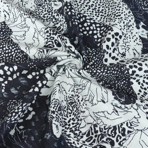 Deadstock Stretch Denim - Big Cats