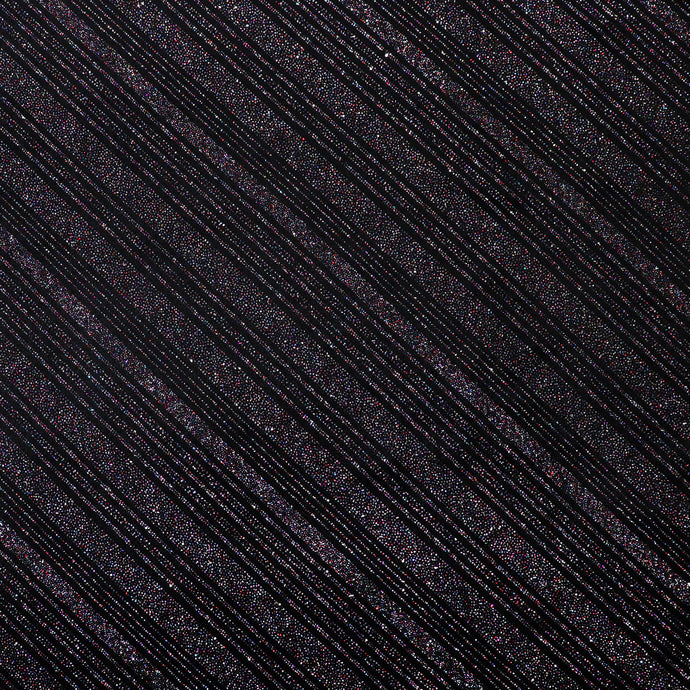 Deadstock Stretch Velvet - Rainbow Sparkle