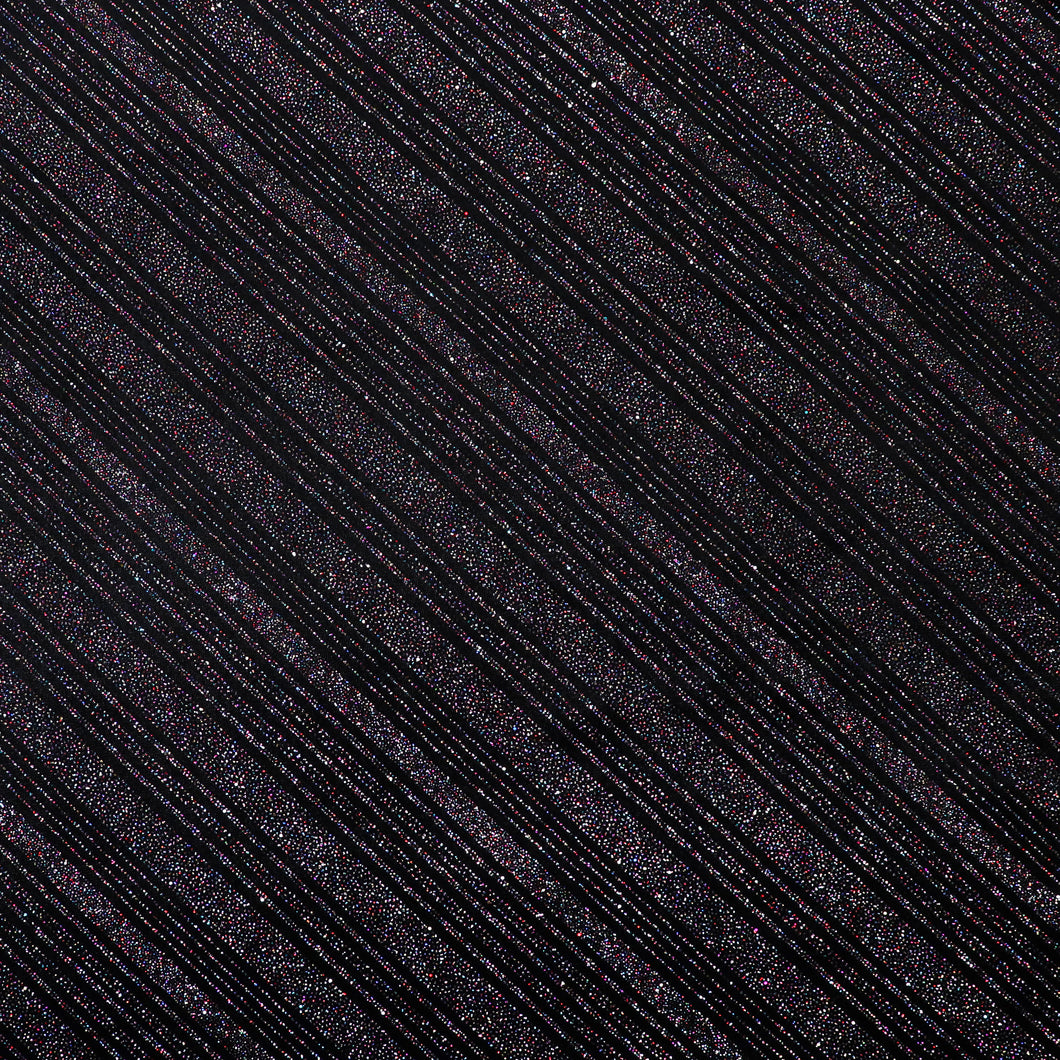 Deadstock Stretch Velvet - Rainbow Sparkle