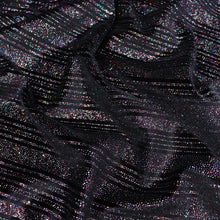 Deadstock Stretch Velvet - Rainbow Sparkle