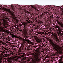 Deadstock Stretch Velvet Sequins - Sugar Plum - END OF BOLT 80cm