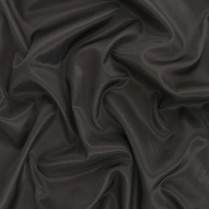 Deadstock Viscose Cotton Satin Twill Lining - Dark Brown