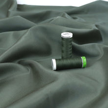 Deadstock Viscose Cotton Satin Twill Lining - Green