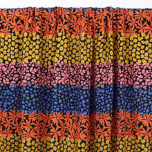 Deadstock Viscose Crepe - Summer Flower Power - Dark