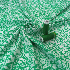 Deadstock Viscose Lawn - Green Meadow