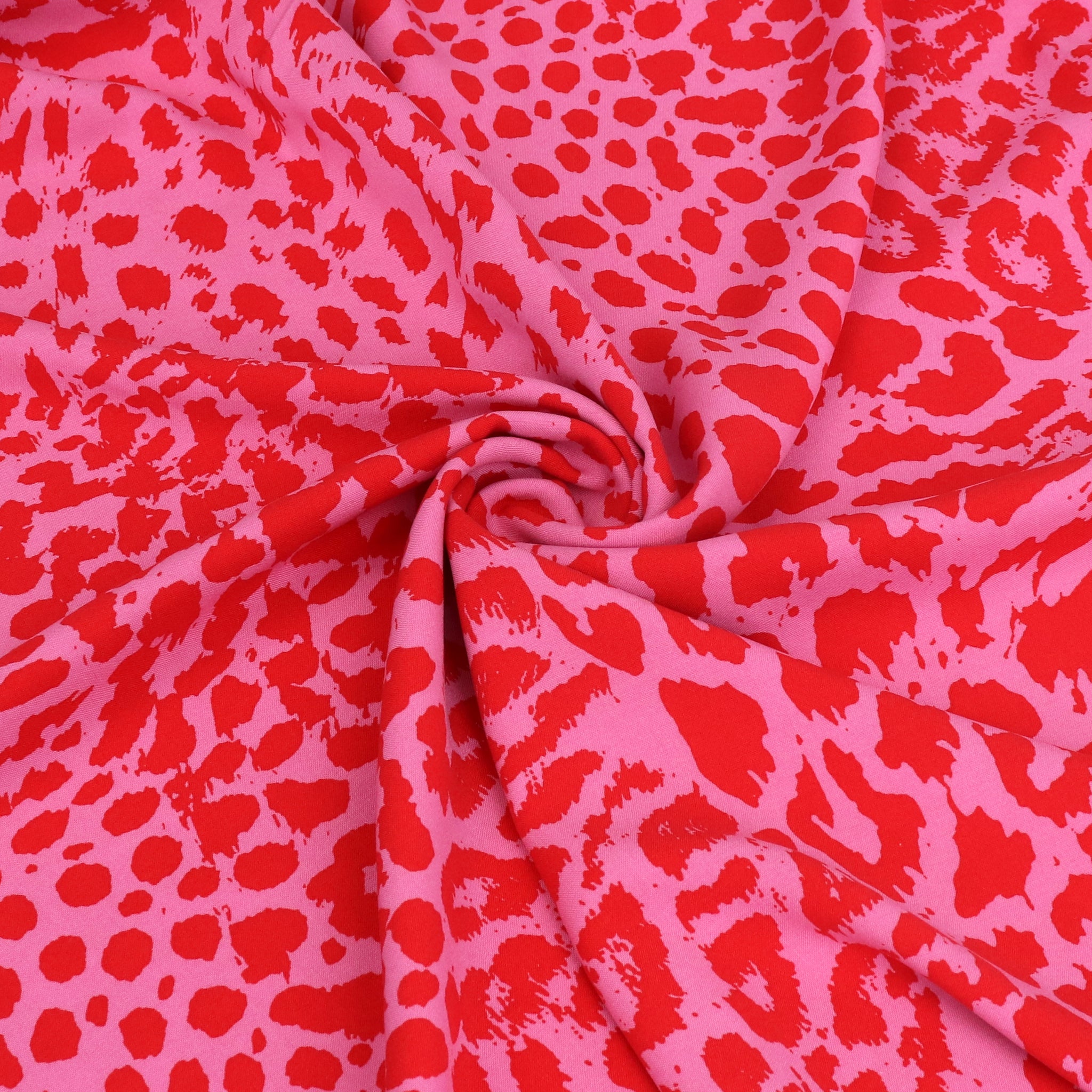Deadstock Viscose Lawn - Red + Pink Animal – Sew Me Sunshine