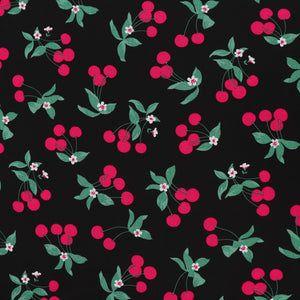 Deadstock Viscose Lawn - Sweet Cherries