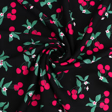 Deadstock Viscose Lawn - Sweet Cherries