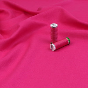 Deadstock Viscose Linen - Fuchsia Pink
